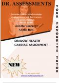 SHADOW HEALTH CARDIAC ASSIGNMENT  COMPLETE BY DR. A