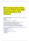 Bundle For NGN Exam Questions with Correct Answers