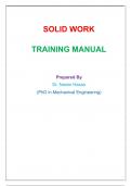 Solid Work Training Manual