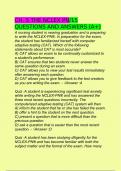 CH. 5 THE NCLEX PN/15 QUESTIONS AND ANSWERS (A+)