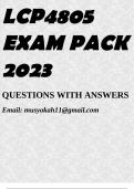 LCP4805 EXAM PACK 2023