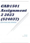 CAD1501 Assignment 2 2023 (524037)