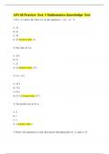 ASVAB Practice Test 1 Mathematics Knowledge Test with Complete Solutions 