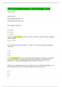 (Complete) PICAT/ASVAB TEST QUESTIONS WITH 100% CORRECT ANSWERS 