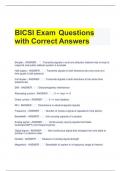 BICSI Exam 	Questions with Correct Answers
