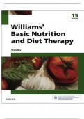 Test Bank for Williams Basic Nutrition and Diet Therapy 15th Edition Staci Nix Updated 2023