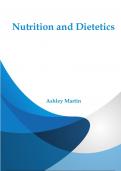 Nutrition and Dietetics