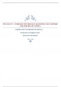 PSYCH 3CC3 – FORENSIC PSYCHOLOGY QUESTIONS AND ANSWERS: - INTRODUCTION TO FORENSIC PSYCHOLOGY,  INTERVIEW & INTERROGATION , DETECTING DECEPTION