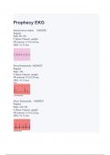 Prophecy EKG  Test (Complete  Questions And Answers  Verified Already Graded A+)Latest  Updated Version 2023