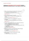 NURS 611 PATHOPHY’S EXAM 4  REVIEW STUDY QUESTIONS (based off Lehr’s review tips) LATEST 2023