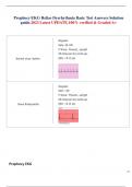 Prophecy EKG Relias Dysrhythmia Basic Test Answers Solution guide.2023 Latest UPDATE.100% verified & Graded A+