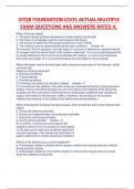 ISTQB FOUNDATION LEVEL ACTUAL MULTIPLE  EXAM QUESTIONS ANS ANSWERS RATED A