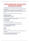 ISTQB FOUNDATION PART 2 MULTIPLE EXAM QUESTIONS AND ANSWERS RATED A GUIDE.