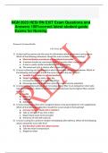 NGN 2023 HESI RN EXIT Exam Questions and Answers 100%correct latest student guide Exams for Nursing