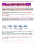 PHARMACOLOGY MODULE 7 INTRODUCTION TO GASTROENTEROLOGY