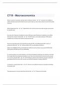 C719 - Macroeconomics Review Questions With Answers