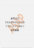 ATI RN Pharmacology 2019 Form C EXAM.