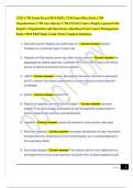 CTR, CTR Exam Prep (CRM P&P), CTR Exam Blue Book, CTR Organizations, CTR seer educate, CTR EXAM, Cancer Registry general info, Registry Organization and Operations, Questions from Cancer Management Book, CRM P&P Study Guide With Complete Solutions.