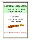 Unlock the Secrets to Success with [Computer Security Principles and Practice,Stallings,3e] Solutions Manual: Your Key to Academic Excellence!