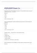 IFSTA EOFF Exam 2 a 2023 with 100% correct answers