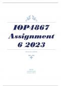 IOP4867 Assignment 6 2023