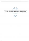 ATI PN EXIT EXAM RETAKE GUIDE Q&A.