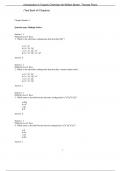 Introduction to Organic Chemistry 6e William Brown, Thomas Poon (Test Bank)