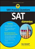 1001 SAT Practice Problems for Du1001 SAT Practice Problems for Dummies Ron Woldoffmmies Ron Woldoff