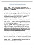 Northern Lights - NESA Glossary Exam 2023-2024