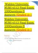 NURS 6635, 6630,6640,6631&6512 Final Exam s
