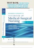 (Completely Answered with NGN NCLEX) Lewis s Medical Surgical Nursing 12th and 11th Edition Test Bank By Mariann M. Harding, and Jeff Kwong, Chapter 1-69/ TIMBY S INTRODUCTORY MEDICAL SURGICAL NURSING TEST BANK 13 TH by Moreno EDITION, 2023-2024 FILE UPDA