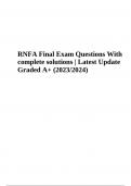RNFA Final Exam Questions With Correct Answers | Latest Graded A+ (Updated 2023/2024)