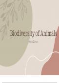 Biodiversity of Animals Part 1