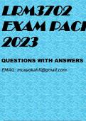 LRM3702 EXAM PACK 2023