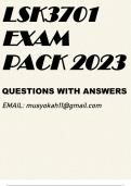 LSK3701 EXAM PACK 2023