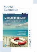 Macro-economische bedrijfsomgeving - 16/20!!! -> (zie voorbeeld)