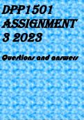 DPP1501 Assignment 3 2023