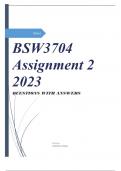 BSW3704 Assignment 2 2023