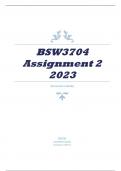 BSW3704 Assignment 2 2023