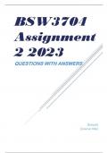 BSW3704 Assignment 2 2023