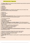 VTNE Practice Test 1 Diagnostics 1. 3. nitrous oxide: All the following inhaled anesthetic drugs should be used with a rebreathing system except: 1. halothane. 2. isoflurane. 3. nitrous oxide. 4. desflurane. 2. 2. Golden retriever: You should bury the nee