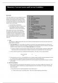 Monetary Current Assets and Current Liabilities summary