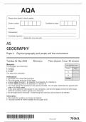 7036-1-AQA QUESTION PAPER 1-GEOGRAPHY-AS-2023.HIGHLY GRADED.