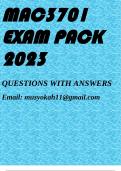 MAC3701 EXAM PACK 2023