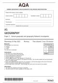 7036-2-AQA QUESTION PAPER 2-GEOGRAPHY-AS-2023.