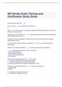 NIH Stroke Scale Training and Certification Study Guide