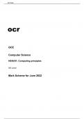 ocr AS Level Computer Science (H046-01) June2022 Mark Scheme