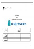 Stagewerkplan Jaar 1