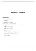 Class 11 Maths JEE Brilliant Pala Notes - Relations and Functions