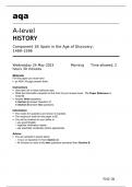 Aqa A-level History 7042-1B May23 Question Paper.